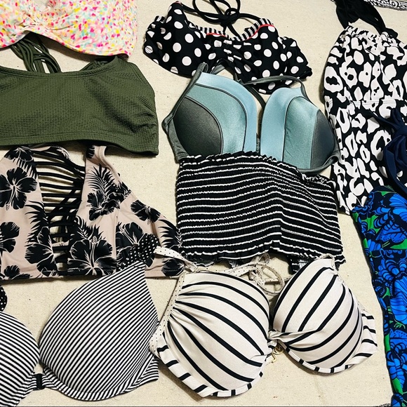 Victoria's Secret Swim Piece Swimsuit Bikini Set 3436 Ddd Victorias Secret Summer Bundle